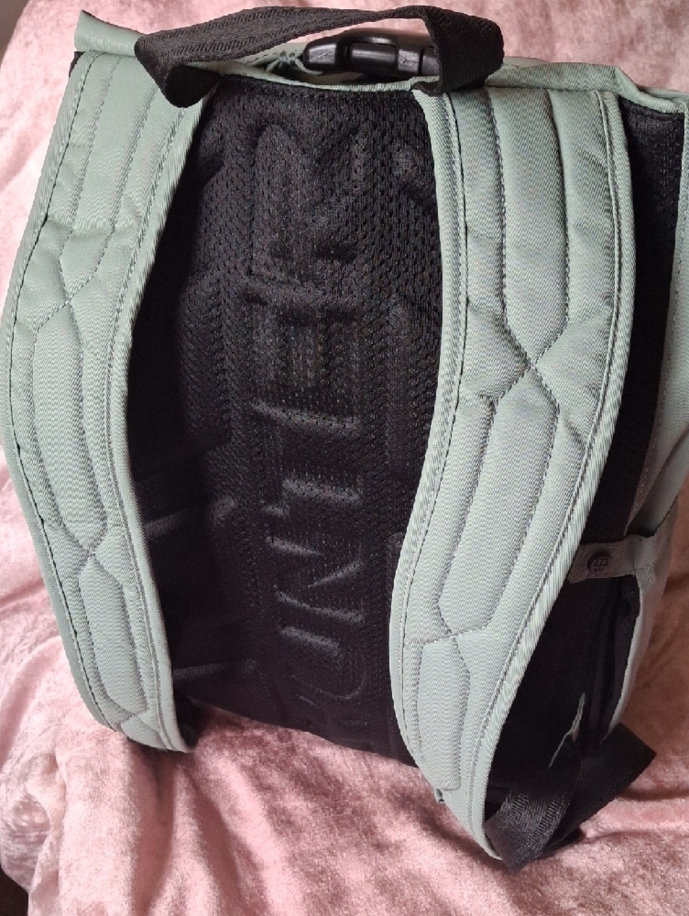 NWT HUNTER Sage Green Backpack with Front Zip Pocket - Picture 3 of 7